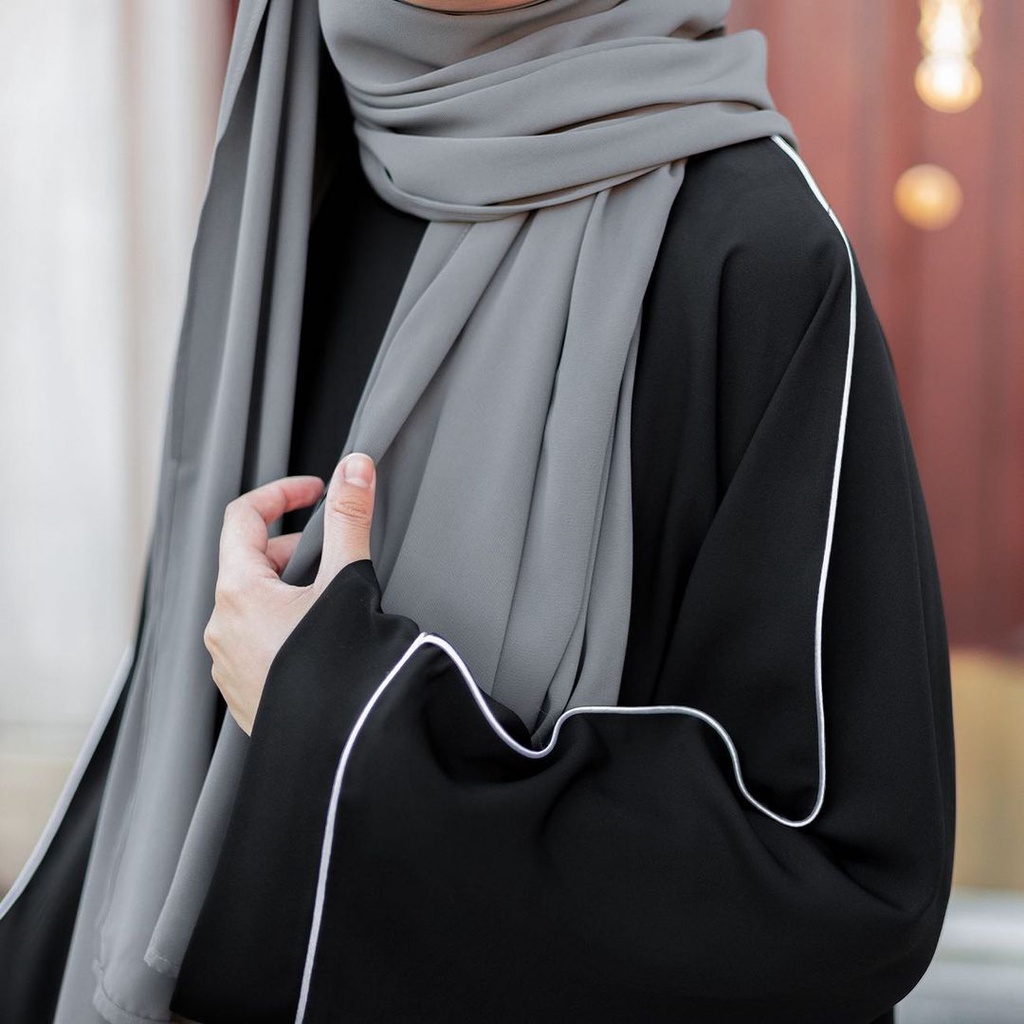 Abaya Sheraz | Gamis Hitam | Dress | Abaya Turkey | Abaya hitam by Zeaarabic.id