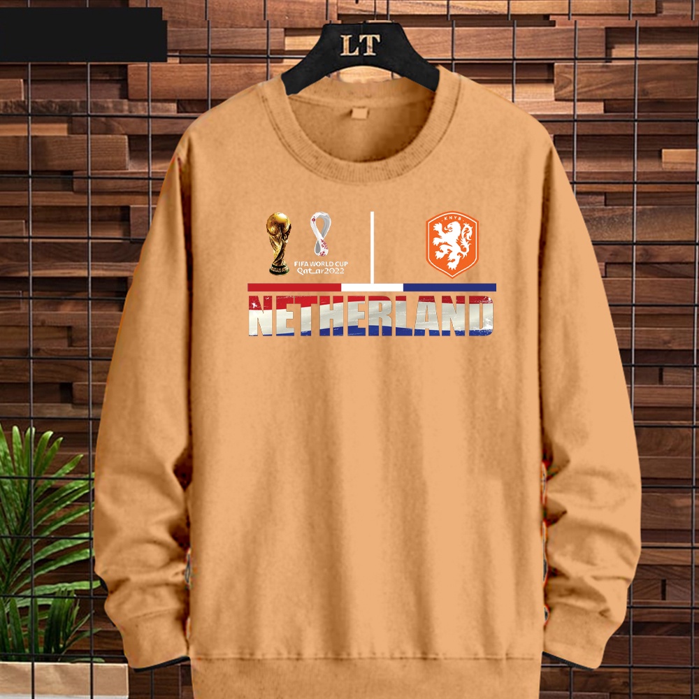 SWEATER PRIA / WANITA /UNISEX EDISI KHUSUS PIALA DUNIA 2022 NETHERLAND