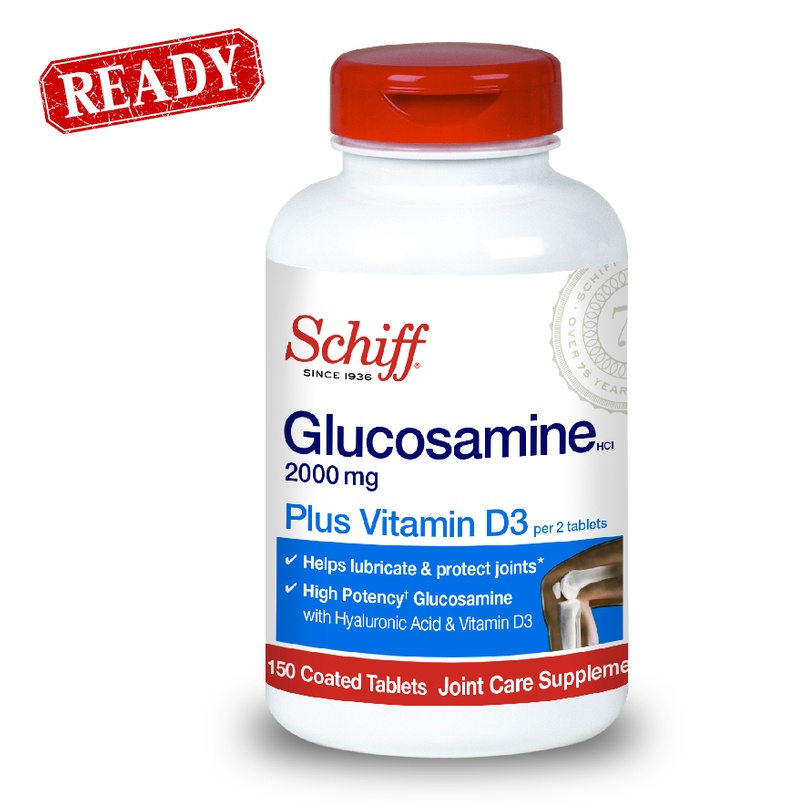 Schiff Glucosamine Plus Vitamin D3 1000 mg 150 Tablet