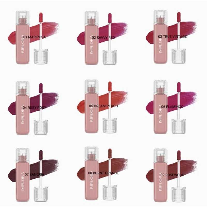 [ORI BPOM] IMPLORA Jelly Tint | Lip Tint Glossy | Glossy Plumpy Jelly Tint