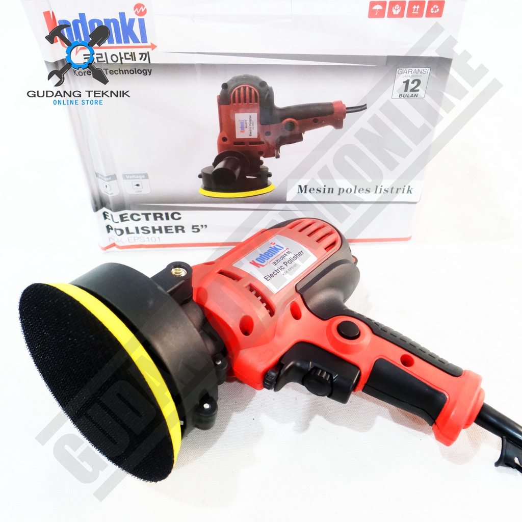 Mesin Poles Mobil Motor 5&quot; KODENKI KDK-EPS101 / Mesin Polisher 5 Inch KDK EPS101 - Elektrik Polisher KDK EPS 101 KODENKI