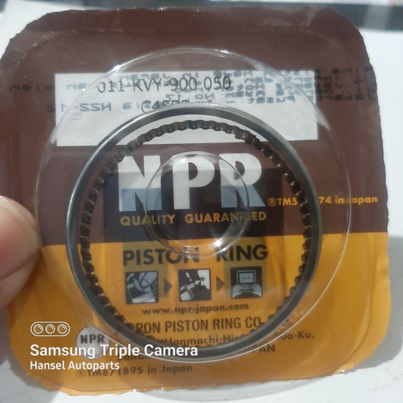 RING SEHER PISTON BEAT KARBU BLADE GRAND SUPRA NPP STD 50 100 150
