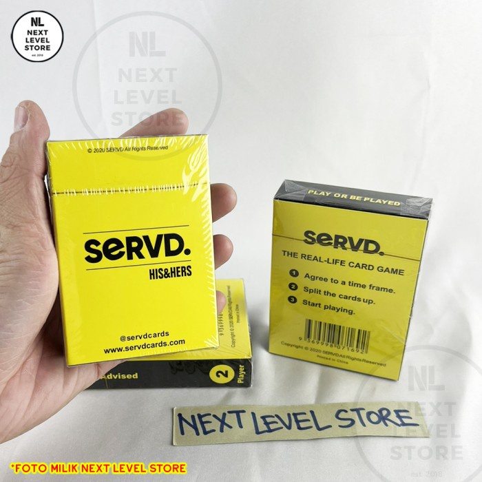 SERVD - His &amp; Hers - Real Life Fun Couples Card Game Board Games