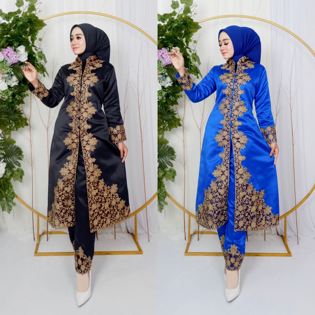 Setelan Kebaya Pesta / Kebaya Kondangan / Kebaya Set Celana Shanty PJ