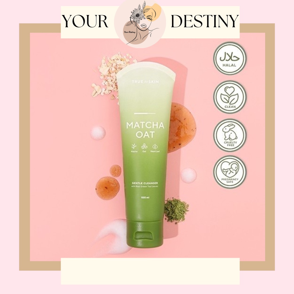 TRUE TO SKIN Matcha Oat Gentle Cleanser