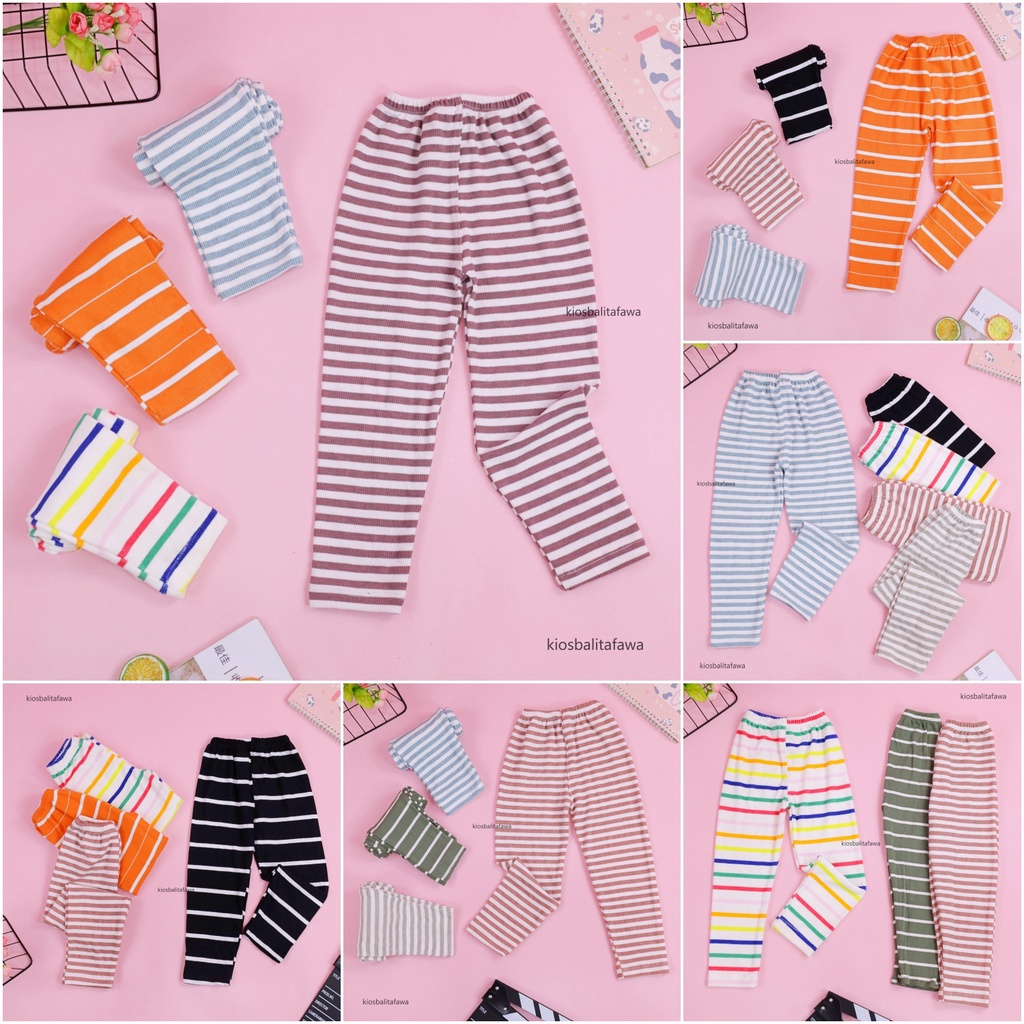 Legging Sheila uk 3-4 Tahun / Leging Panjang Anak Balita Perempuan Celana Ketat EXPORT QUALITY Babycinnamon