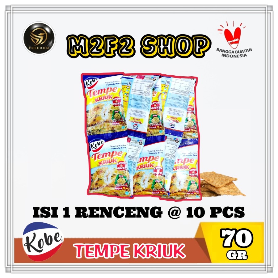 

Kobe Tepung Bumbu Tempe Goreng Kriuk Sachet - 70 gr (Kemasan Renceng)