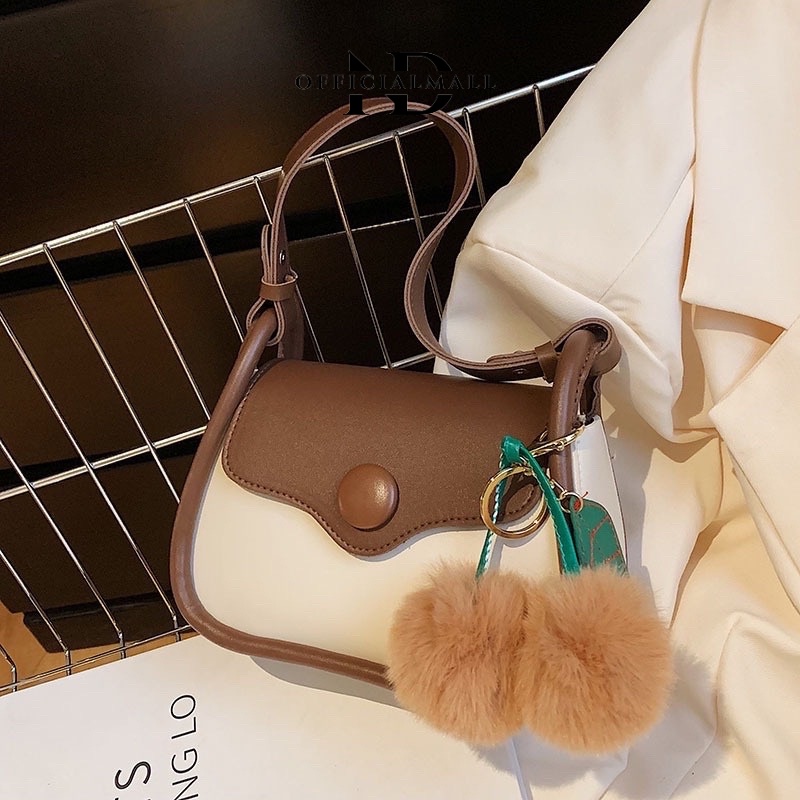 TAS SELEMPANG WANITA STARLA FASHION 3419 (TANPA GANTUNGAN POM-POM)