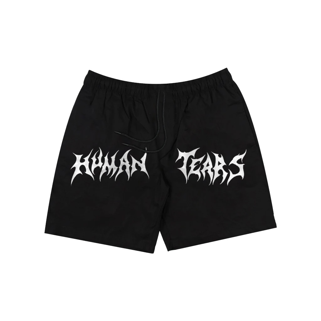 SHORT PANTS | HUMAN TEARS | BLACK | YIKESALLDAY