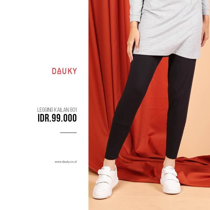 Legging Wanita Dauky Legging Kailan tidak tembus pandang bahan kaos