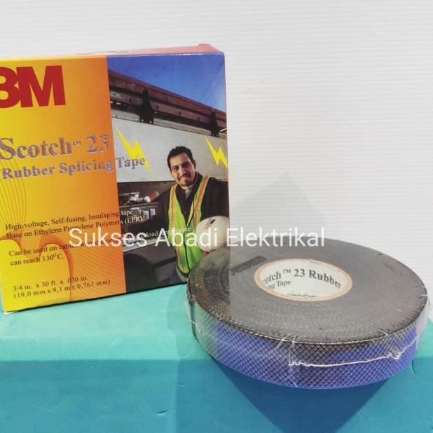 ISOLASI RUBBER KARET 3M SCOTCH 3/4"
