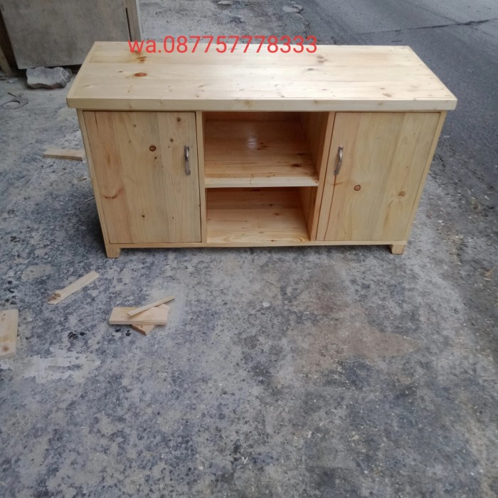 Meja Tv Kayu Jati Belanda Murah Minimalis
