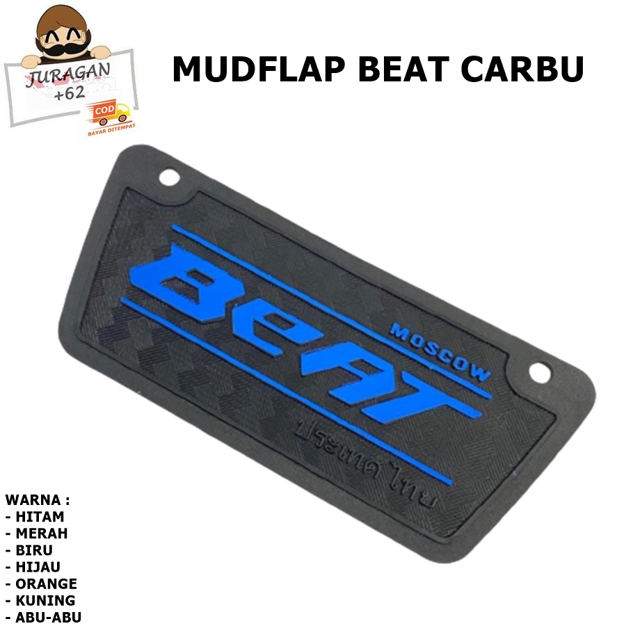 MUDLAP BEAT KARBU CARBU MUDFLAP KARET PENAHAN LUMPUR PELINDUNG DINAMO MUD FLAP