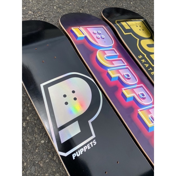 Puppets FOIL hollowgraphic foil skateboard OG logo New deck 2022 jauh lebih bagus daripada blank
