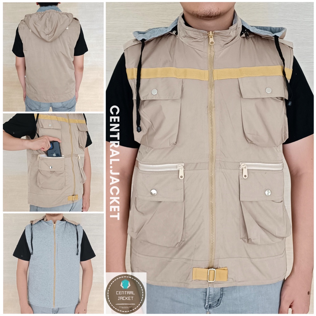 JAKET ROMPI KATUN TASLAN MULTIFUNGSI - ROMPI MOTOR