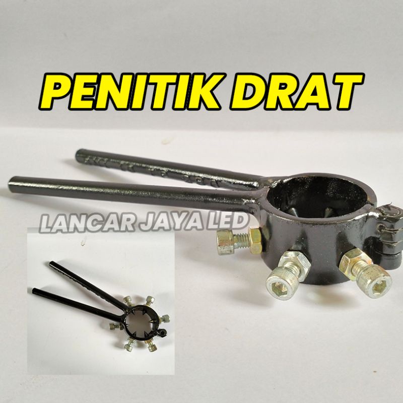 Penitik Drat Lampu Hitam