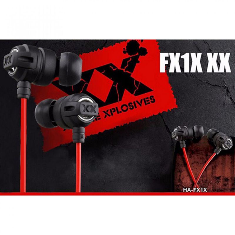 JVC Extreme Xplosives Super Deep Bass Earphones - HA-FX1X