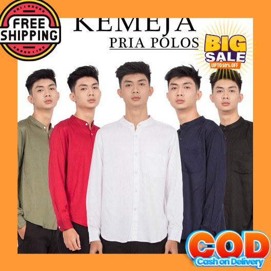 Wirosabrang Kemeja Batik Pria Lengan Panjang Slim Fit Original Ori Prabuseno Full Furing Jumbo Moder