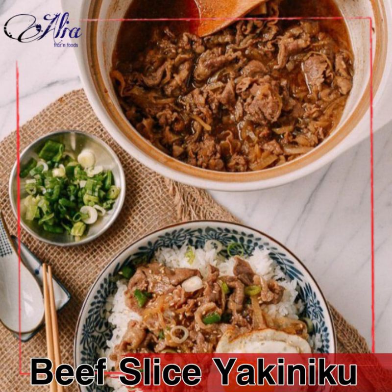 

Beef Slice bumbu Yakiniku ala Bento