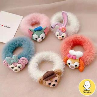 12 Types Ikat Rambut Kelinci Wanita /Kuncir Bulu Elastis Karet Hair Tie/Fashion Korea Lucu /Aksesoris Wanita Anak