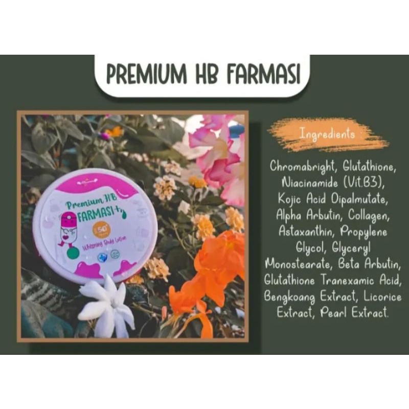 HB Farmasi/ Pemutih badan premium 1kg