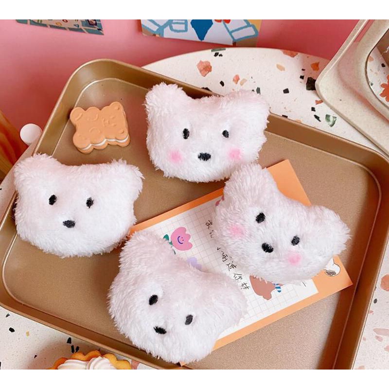 BROS CUTE HIASAN TAS/BROS CUTE HIASAN PAKAIAN LUCU BAHAN SUPER LEMBUT/PIN BONEKA/BROS BONEKA/BROS LEMBUT/BROS KEPALA BERUANG