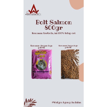 BOLT SALMON 800 gr