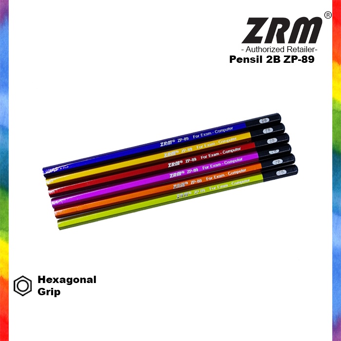 

ZRM Pensil 2B / 2B Pencil ZP-89 Isi 12pcs