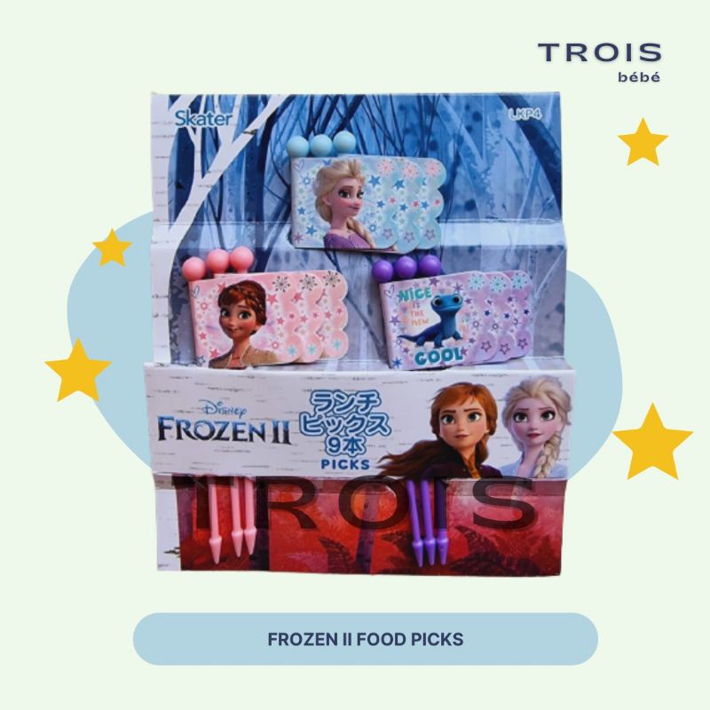 Frozen II Food Picks - Food Pick Tusukan Bento Hiasan Bento Dekorasi Bento Hiasan Makanan Dekorasi M