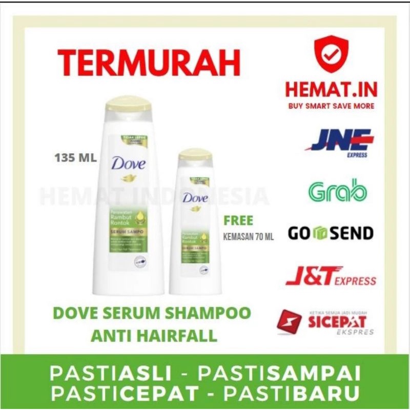 

shampoo dove perawatan rambut rontok