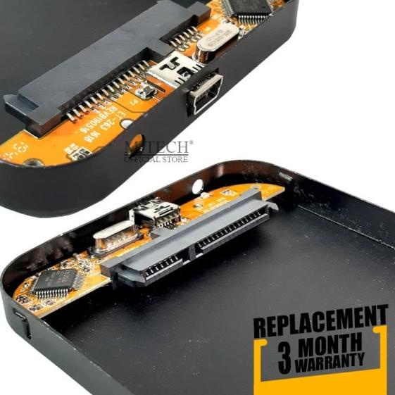 M-Tech Original Casing Hardisk External 2,5 Sata Color HDD Case ATA