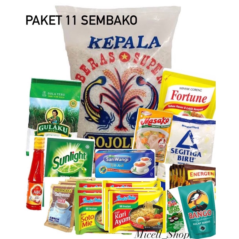 

PAKET 11 PAKET SEMBAKO SUPER MURAH