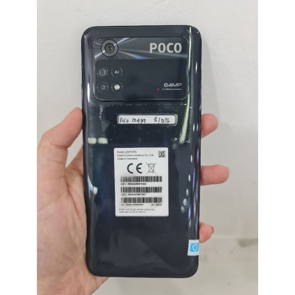 SECOND POCO M4 PRO 8/256 GB BLACK FULLSET LENGKAP GARANSI RESMI XIAOMI