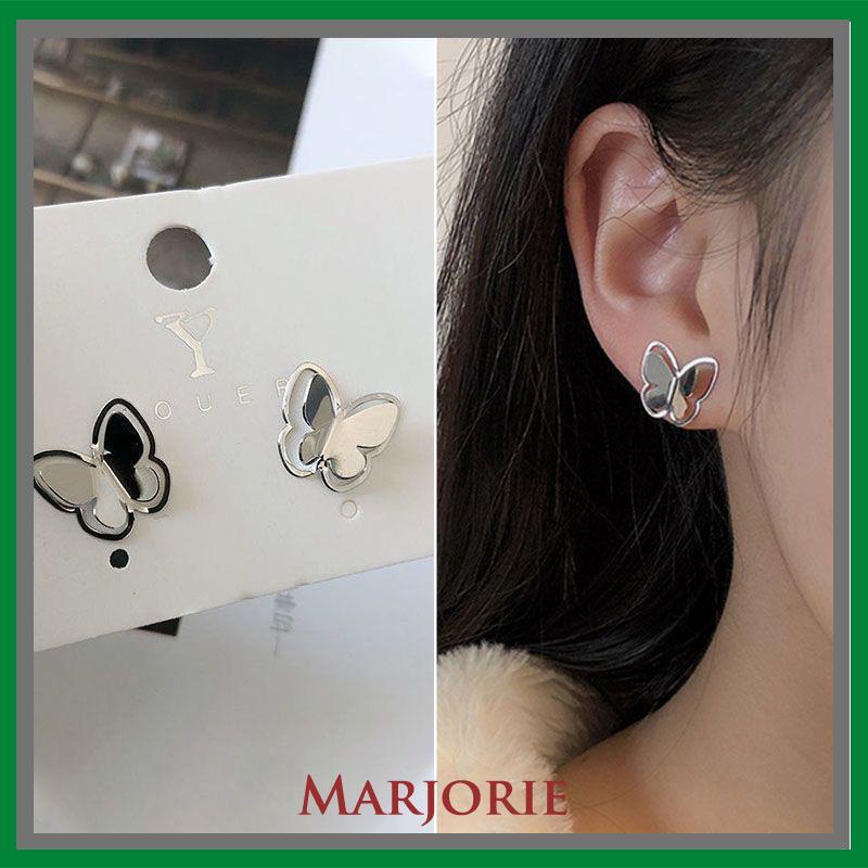 Anting Kupu Korea Untuk Wanita kecil berongga Butterfly Earrings Stud Tusuk Kupu-MJD