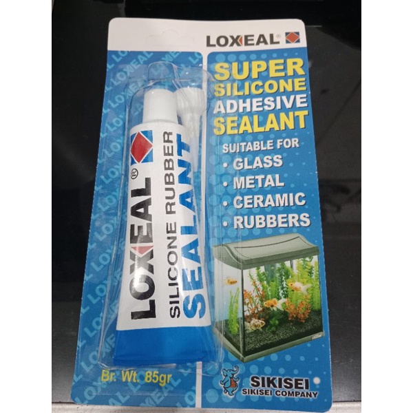 Lem kaca/lem aquarium/lem sealant 85gr