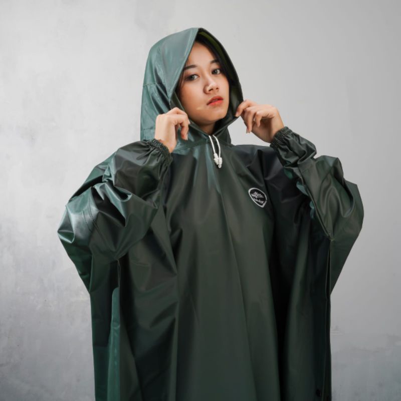 RAINCOAT,JAS HUJAN PRIA WANITA PONCO LENGAN/KELELAWAR BY KALOKA BAHAN TEBAL