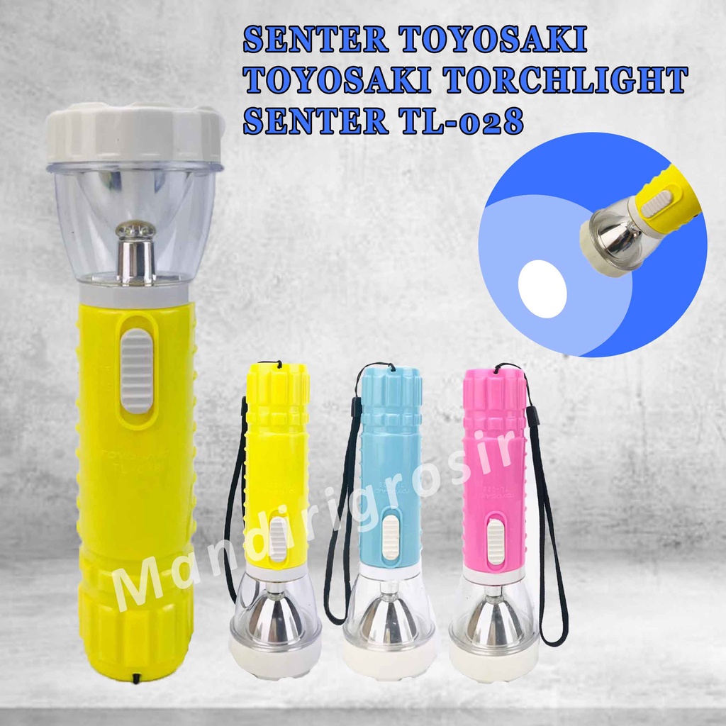 Toyosaki Torchlight * Senter Toyosaki * Lampu Senter LED * Senter TL- 028