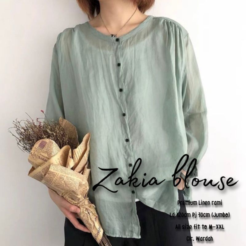 ZAKIA BLOUSE TERBARU