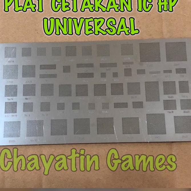 Viral CETAKAN IC HP - PONSEL TYPE UNIVERSAL - PLAT CETAKAN IC HP UNIVERSAL Sesuai Foto