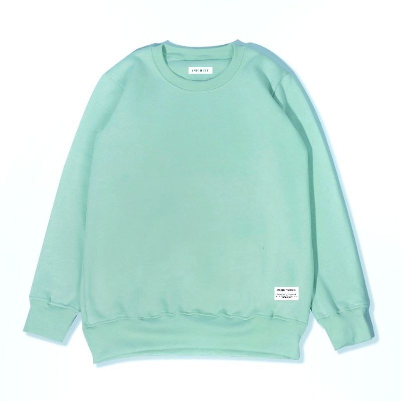 Sweater Pria Polos Crewneck Sweeter Long Neck Premium Tebal