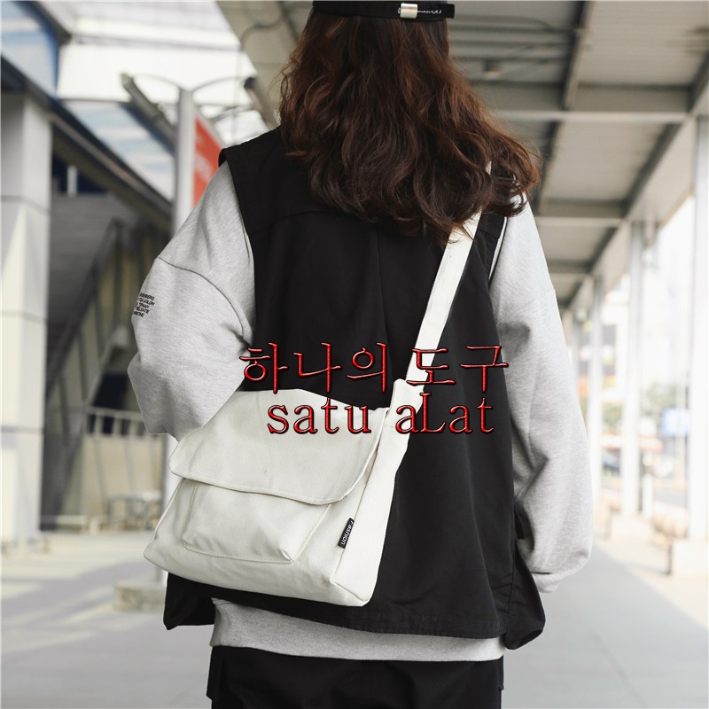 SATU ALAT Tas Selempang SEIYA 100% Canvas Premium Tebal Tas Kanvas