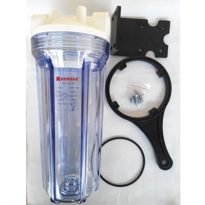 Filter Housing Filter Clear 10" Nanotech/Eugen