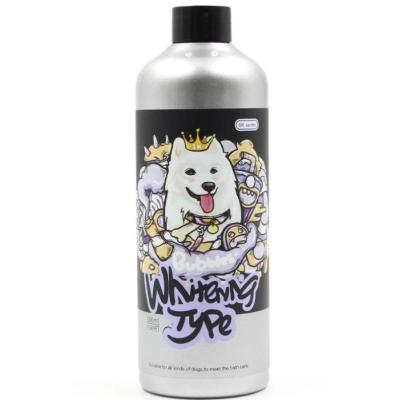 1K Whitening Type Pet Shampo 500ml - Sampo Anjing Bulu Putih 6K Series