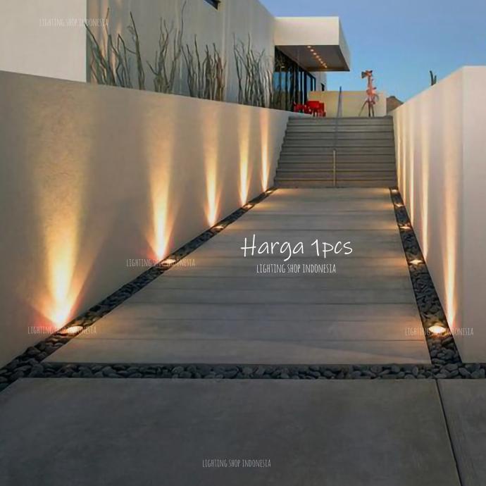 Lampu lantai led tanam sorot focus 12 derajat taman outdoor waterproof
