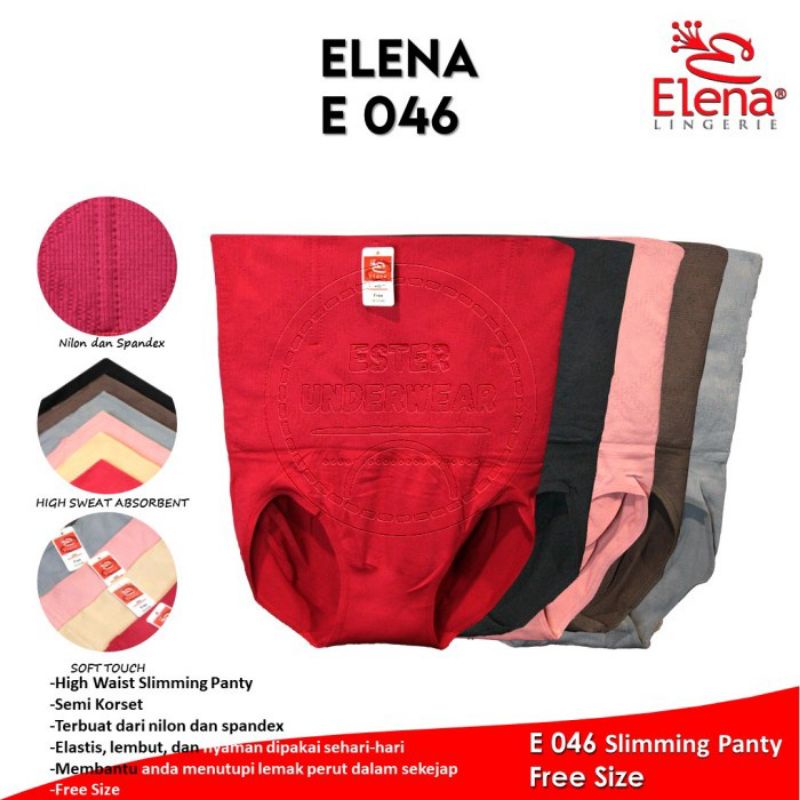 Celana Korset Pelangsing Perut | Elena E 046 | Body Slimming Panty *