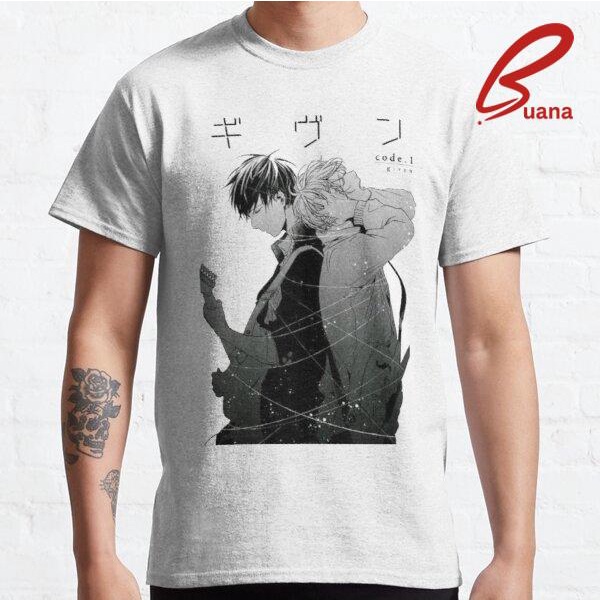 Kaos Pria Given: Ritsuki Uenoyama and Mafuyu Sato - Premium Cotton 2582