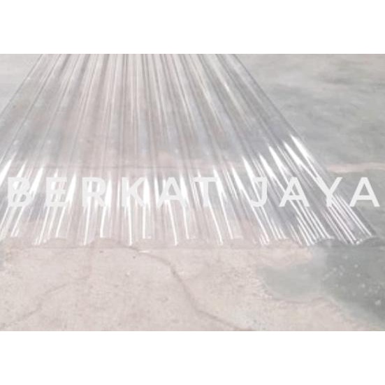 ATAP FIBER GELOMBANG PLASTIK CLEAR BENING LASERTOP 180 CM X 80 CM
