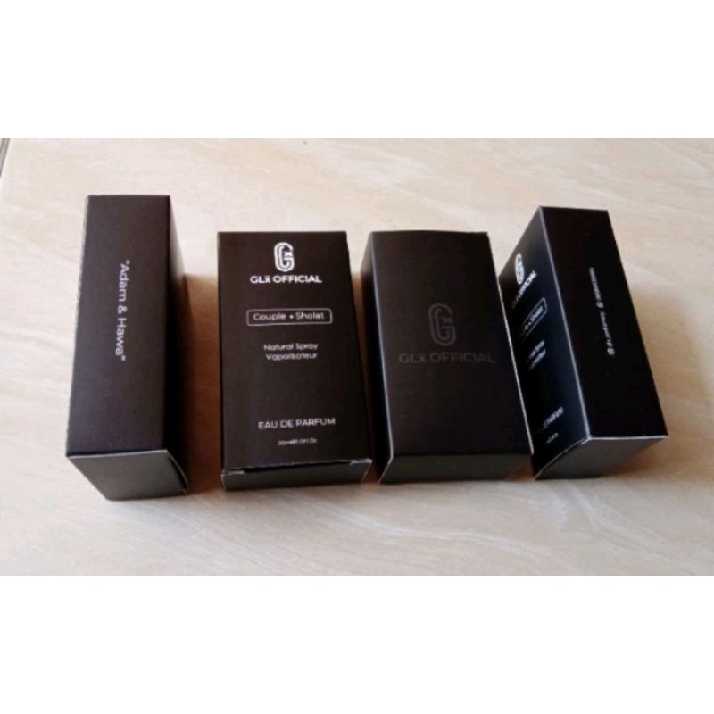 

Box parfum 30 ml Cetak Depan , pinggir dan belakang