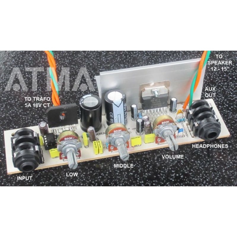 Bass Gitar Amplifier TDA7294 100 Watt