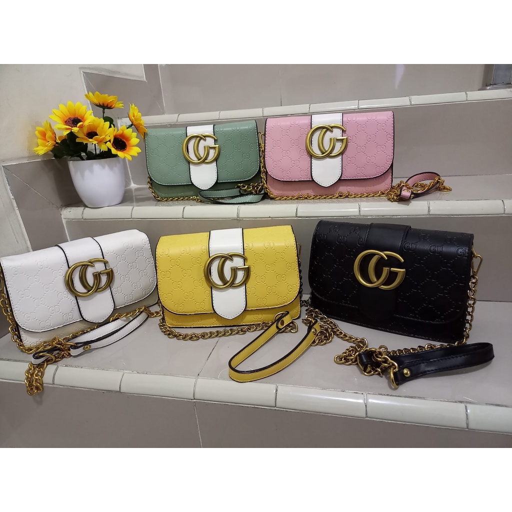 ( 2PC 1KG ) GTBI998882025 New Arrival  !!!  Tas Selempang  Tas Wanita Import  Premium Terbaru